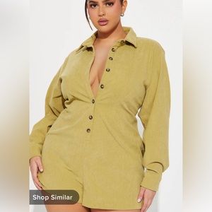 Corduroy Romper